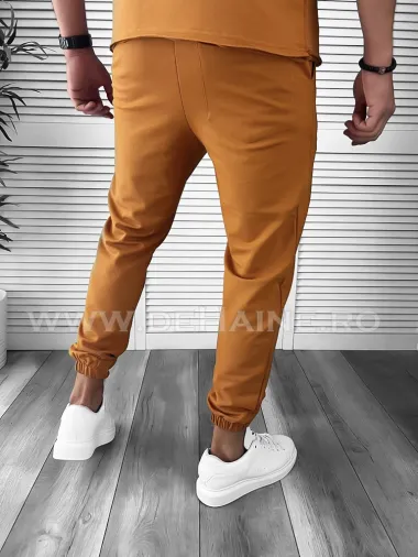 Trening barbati maro pantaloni + tricou oversize B7984 25-4.1